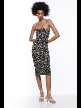 Zara strappy midi dress